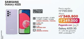 Metro Galaxy a52s 5g oferta
