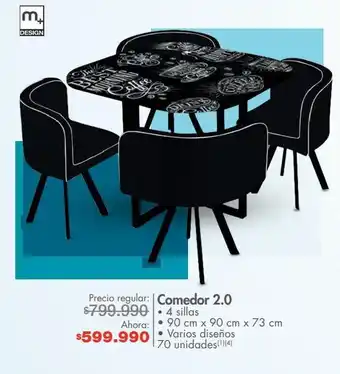 Metro Comedor 2.0 oferta