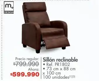 Metro Sillón reclinable oferta