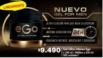 Metro Gel ultra intense ego x 240 ml oferta