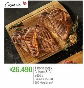 Jumbo T bone steak cuisine & co. x 500 g oferta