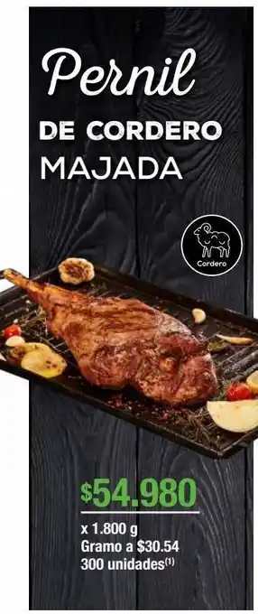 Jumbo Pernil de cordero majada 1800g oferta
