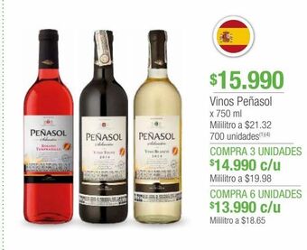 Vinos peñasol x 750 ml