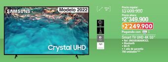 Jumbo Samsung smart tv uhd 4k 55'' oferta