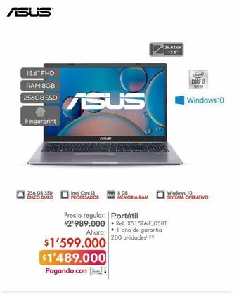 Metro Computador portátil asus oferta