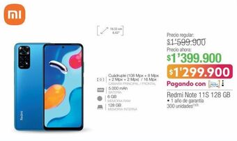 Jumbo Xiaomi redmi note 11s 128 gb oferta