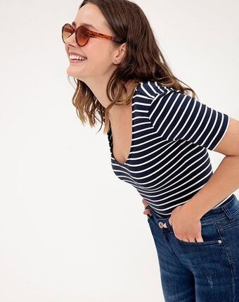 Gef Camiseta eli pt azul rayas oferta