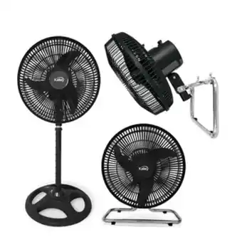 Kalley Ventilador 3 en 1 kalley k-v40 negro oferta