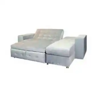 Falabella Sofa cama modular baul 3 puestos 100% zafiro plata oferta