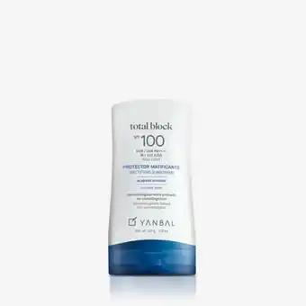 Yanbal Protector solar matificante spf 100 total block oferta