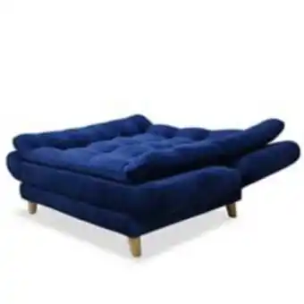 Falabella Sofá cama damasco mini en poliéster 100% azul oferta