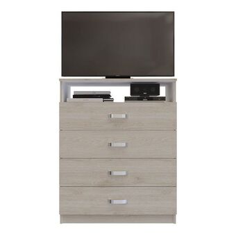 Éxito Cajonera marbella 4 cajones espacio para dvd 100x80x40cm color: caramelo oferta