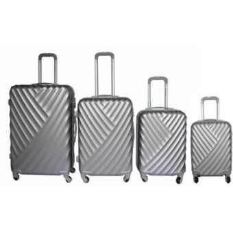 Linio Juego set 4 maletas de viaje rigidas 4 ruedas policarbonato oferta