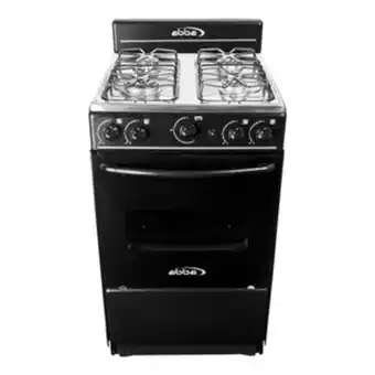 Alkosto Estufa de piso abba 4 puestos gas natural at101-5 negro oferta