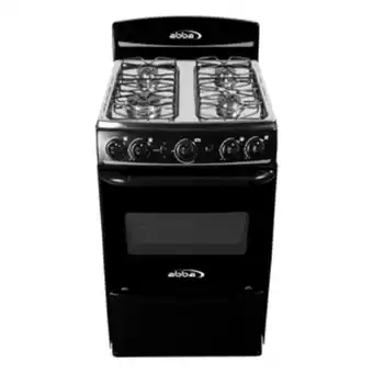 Alkosto Estufa de piso abba 4 puestos gas natural ab201-5 negro oferta