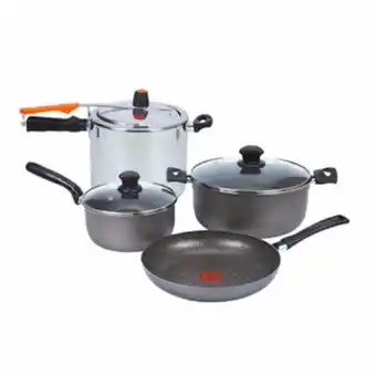 Alkosto Combo olla a presión imusa 7 litros + batería 5 piezas talent imusa oferta