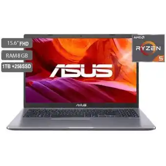 Linio Portatil asus m515da amd ryzen5 8gb 1tb+256 ssd 15,6 fhd endless oferta