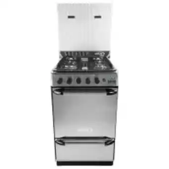 Easy Estufa abba 4p en acero inox, tapa vidrio,gratinador, encendido automatico, gas natural oferta