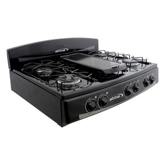 Makro Estufa abba gas 6 puestos negra sg-700 oferta