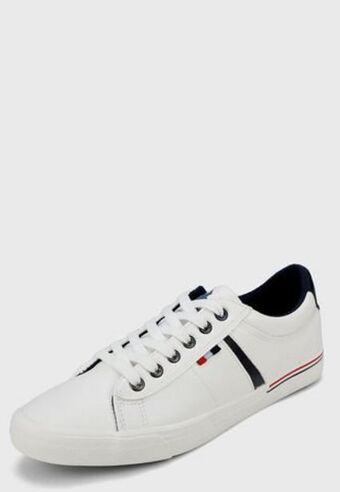 Dafiti Tenis blanco-azul-rojo royal county of berkshire polo club oferta