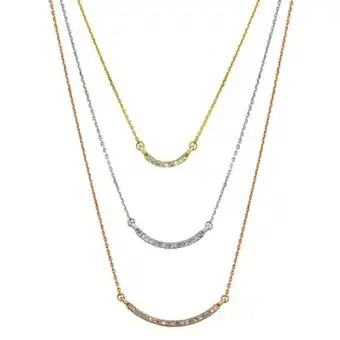 Kevin's Joyeros Gargantilla en 3 oros de 18 kilates, rolo, con diamantes de 0.11 ct, 40 cm. de largo, 0.50 mm. de ancho oferta