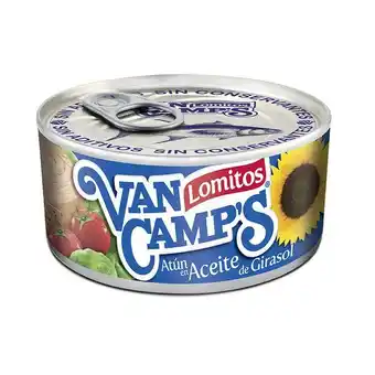 Merqueo Atún lomitos en aceite de girasol van camps oferta