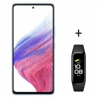 Olímpica Celular samsung galaxy a53 azul 128 gb + smartband fit 2 oferta