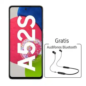 Éxito Celular samsung galaxy a52s 128 gb light violet + audifonos oferta