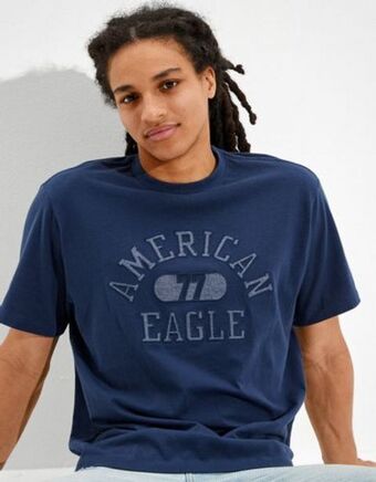 American Eagle Camiseta gráfica ae ultra suave oferta