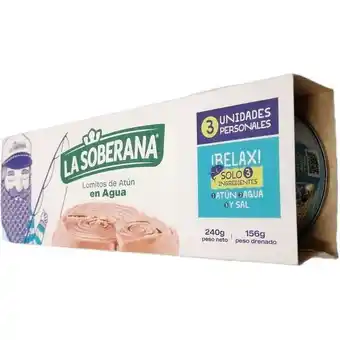 Éxito Atun tripack agua la soberana 240 gr oferta