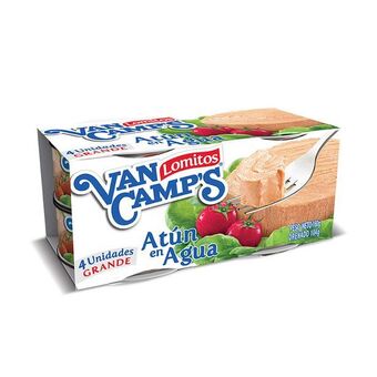 Merqueo Atún lomitos en agua van camps oferta