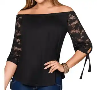 Blusa goyo negro para mujer croydon