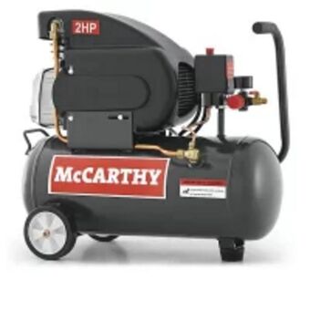Easy Compresor mccarthy 115psi fl24 2hp con ruedas x24l negro oferta