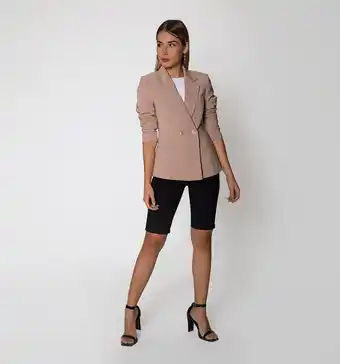 Studio F Blazer unicolor dos botones oferta