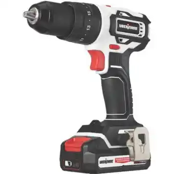 Linio Taladro percutor 1/2-pulg 20v con 1 batería ubermann oferta