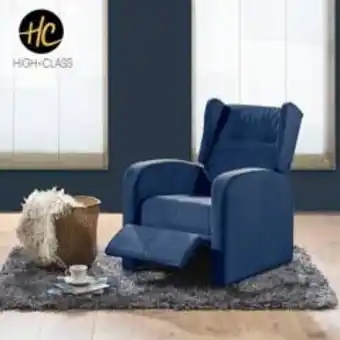 Falabella Silla reclinable hc apolo 1 puesto tela azul oferta