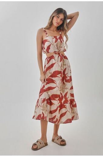 Tennis Vestido midi café para mujer oferta