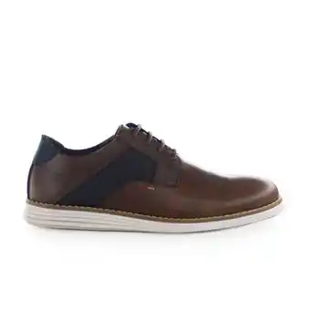 Mussi Tenis casual de cuero café para hombre oferta