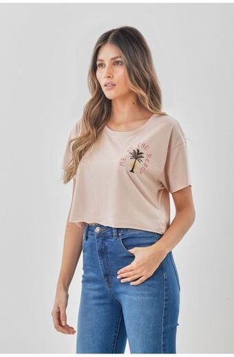 Tennis Camiseta para mujer color café oferta