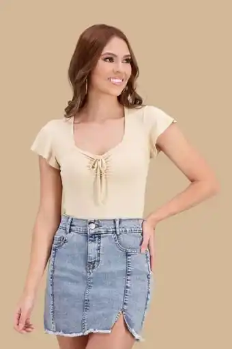 Surtitodo Blusa para mujer color cafe ref: 035033 - ccu oferta