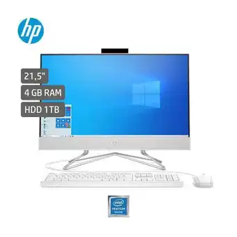 Éxito Computador all in one hp intel pentium 4 gb 1 tb hdd 22df0017l oferta
