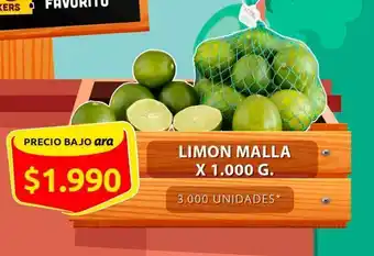 Ara Limón malla x 1000g oferta