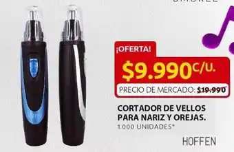 Ara Cortador de vellos para nariz y orejas hoffen oferta