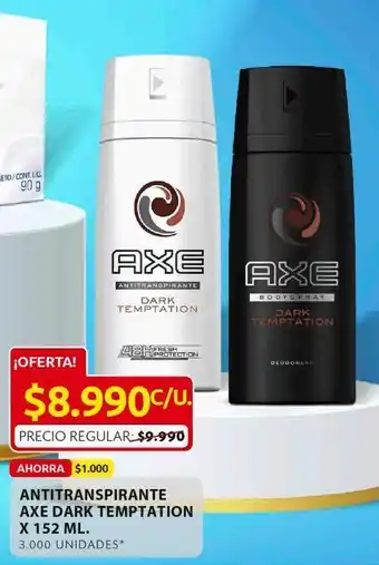 Ara Antitranspirante axe x 152ml oferta