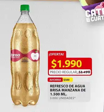 Ara Refresco de agua brisa manzana 1.500ml oferta