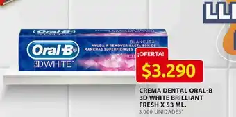 Ara Crema dental oral b 3d whit brilliant oferta