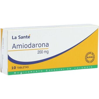 Farmacia San Jorge Amiodarona 200 mg 10 tabletas la sante oferta