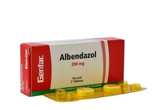 Farmacia San Jorge Albendazol 200 mg 2 tabletas genfar oferta