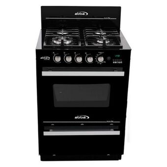 Electrojaponesa Estufa de piso abba gp vidrio 24" torre gt negro ag2025 oferta