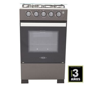 Electrojaponesa Estufa de piso romero mixta haceb vidrio gas natural gris oferta
